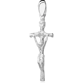 Přívěsek Olivie Stříbrný KŘÍŽEK s Ježíšem 1761 Ag 925; ≤1,5 g.