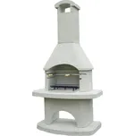 Zahradní krb Exklusiv bez udírny, Barva Bílá 70