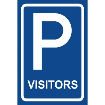 Parkoviště - visitors UV tisk plast 5mm 400 x 300 mm