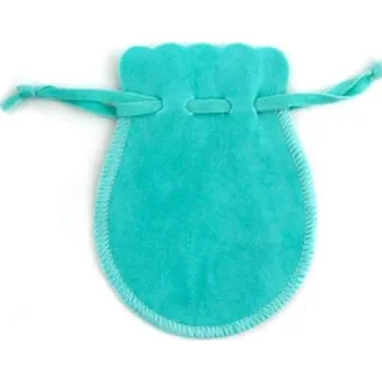 Dárková krabička Šperky4U Semišový dárkový sáček tyrkysový, 9 x 12 cm - KR1034-TQ