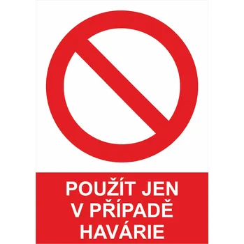 Použít jen v případě havárie samolepící vinylová fólie A4 (297 x 210 mm)