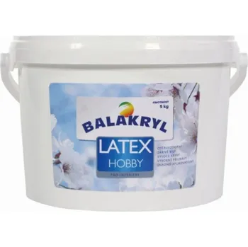 barva na zeď Balakryl Latex Hobby 5 kg bílá