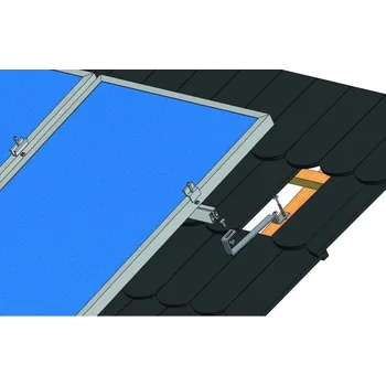 montážní sada pro solární panel Set konstrukce pro 18 panelů 4,5kW, pro střešní tašku bobrovku (Střešní konstrukce pro solární panely)