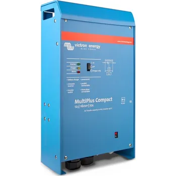 Měnič napětí Měnič/nabíječ Victron Energy MultiPlus C 12V/1200VA/50A-16A, 1000W (Multiplus je výkonný DC-AC hybridní měnič/nabíječ s čistě sinusovým výstupem, s integrovanou adaptivní nabíječkou baterií )