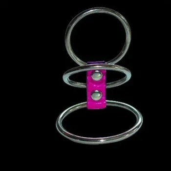 Erotický škrtící kroužek na penis Červená Univerzální