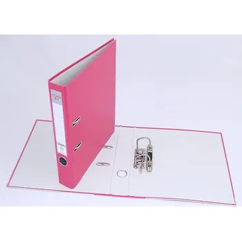 Herlitz Pořadač A4 5cm PP růž., Q.file /11356524/ 5386