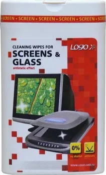 Čistící sada LOGO čisticí trhací ubrousky na obrazovky L 50 ks