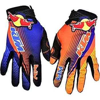 Moto oblečení KTM rukavice Red Bull oranžové