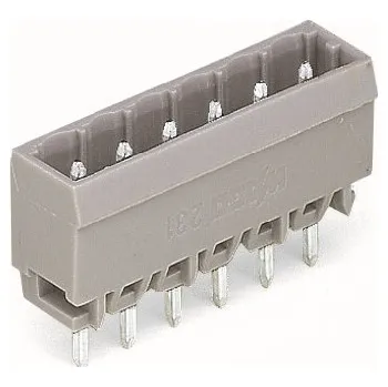 Elektronická součástka WAGO Konektor 231-150/001-000 s pájecími piny THT Pájecí kontakt 1,0 × 1,0 mm Rovné provedení, šedá 231-150/001-000