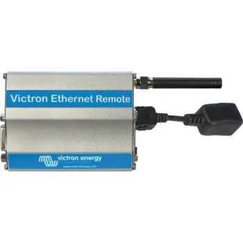 Měnič napětí Victron Energy Ethernet Remote - Vzdálené sledování přístrojů a baterií Victron Energy (Vzdálené sledování a ovládání Victron měničů/nabíječek MultiPlus, Quattro, měničů Phoenix nebo sledovačů stavu baterií BMV i pomocí LAN sítě. )