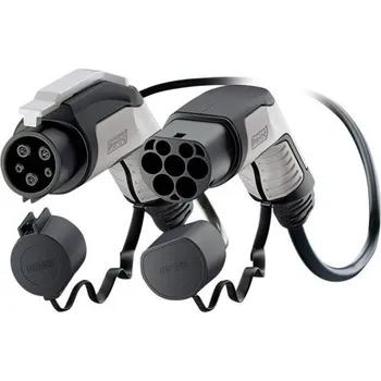 Nabíjecí kabel pro elektromobil Nabíjecí kabel pro elektromobily Phoenix Contact 1628023, 5 m ,Typ 1 vstup/Typ 2 výstup, 32A, 3fázový (Vstup konektoru Typ 1 / Výstup konektoru Typ 2)