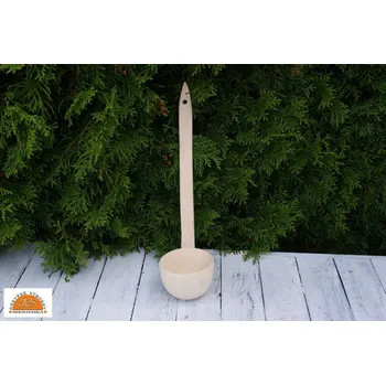 Naběračka Dřevěná naběračka 56 cm