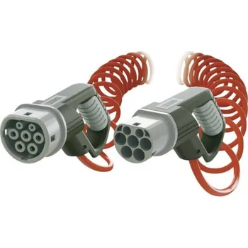 Nabíjecí kabel pro elektromobil Spirálový nabíjecí kabel pro elektromobily Phoenix Contact 1404563, 4 m, Typ 2, 20A, 1fázový (Vstup konektoru Typ 2 / Výstup konektoru Typ 2)