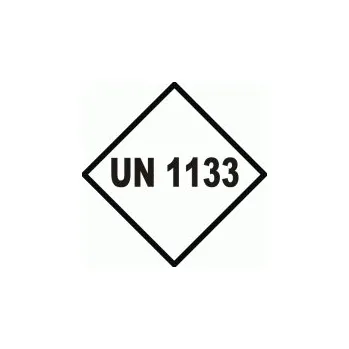 Značení UN - Lepidla hořlavé samolepící vinylová fólie 100 x 100 mm