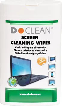 Čistící sada D-clean čistící utěrky na obrazovky TFT/LCD/Plasma 100 ks