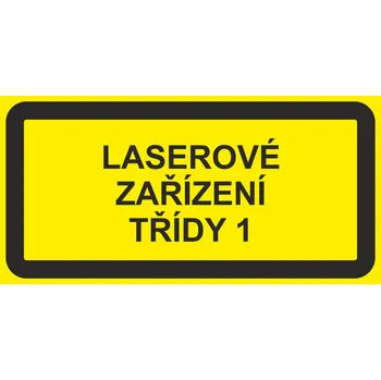 Laserové zařízení třídy 1 samolepící vinylová fólie 100 x 250 mm