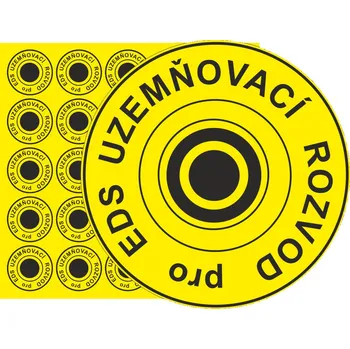 ESD - Uzemňovací rozvod pro ESD samolepící vinylová fólie 25x25 mm aršík 25 ks