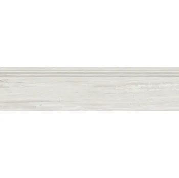 Dlažba Rako Alba DCPVF730, schodovka, matná, kalibrovaná, slonová kost, 120 x 30 x 1 cm