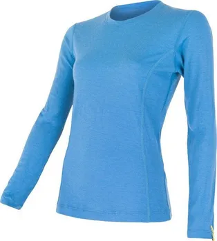 Sensor Merino Wool Active dámské triko dlouhý rukáv modré