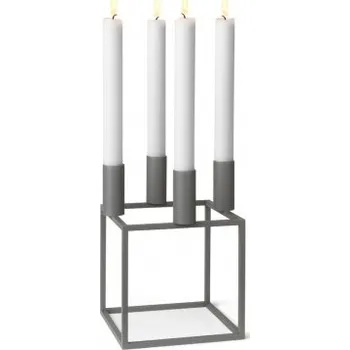 Svícen Svícen Kubus 4 Grey