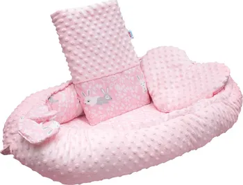 Hnízdečko pro miminko New Baby Luxusní hnízdečko s polštářkem a peřinkou z Minky
