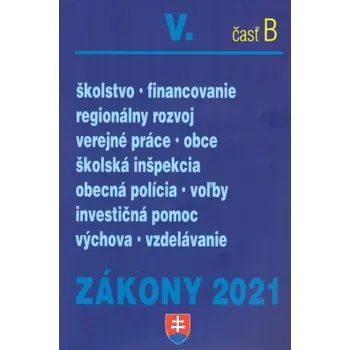 Zákony V B 2021 Školstvo Obce - Kolektiv