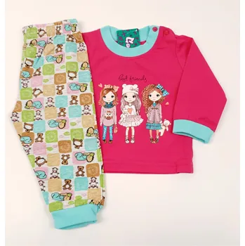 Chlapecké pyžamo Paradais Plus Dětské pyžamo Dívčí Růžové č. 74 - 104 Velikost: 74