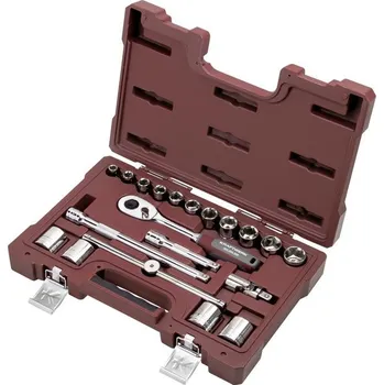 Gola sada KRAFTWERKTOOLS PROMO KW: Souprava gola 1/2" 3/8"-1 1/4" s příslušenstvím 21ks Pro-Line