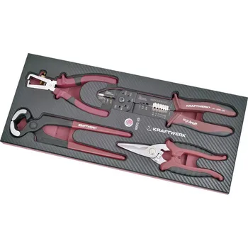 Ruční nářadí KRAFTWERKTOOLS Sada kleští univerzálních 4ks COMPLETO EVA3