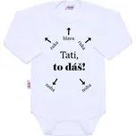 Body s potiskem New Baby Tati, to dáš!, vel. 74 (6-9m)