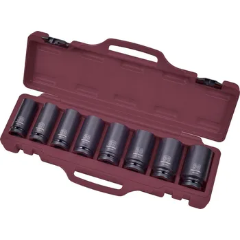 Ruční nářadí KRAFTWERKTOOLS Sada nástavců 3/4" 26-38mm prodloužené kované 8ks