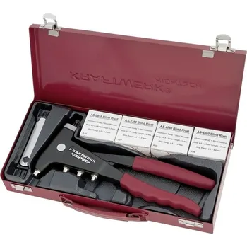 Ruční nářadí KRAFTWERKTOOLS Kleště nýtovací s hliníkovými nýty 2,4-4,8mm INDUSTRI