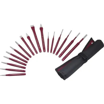 Sekáč KRAFTWERKTOOLS Sada sekáčů průbojníků a vyražečů 17ks Basic-Line