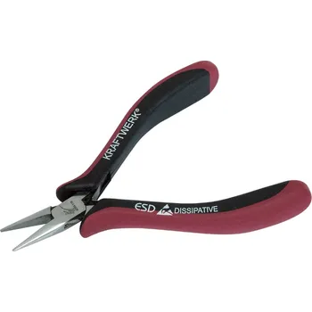 Ruční nářadí KRAFTWERKTOOLS Kleště půlkulaté 115mm pro elektroniku HIGHTECH