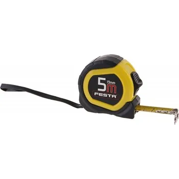 metr Svinovací metr FESTA 5 m | mechanická brzda | přídržný magnet | ocelový klip | 8044-12