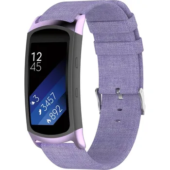Řemínek TVC Canvas pro Samsung Gear Fit2 Pro (R365) / Fit2 (R360) / Fit (R350) Barva: Fialová