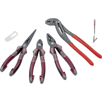 Ruční nářadí KRAFTWERKTOOLS BEST OF KW: Souprava kleští Hightech 4ks + příslušenství