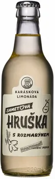 Limonáda Kalabria Karáskova limonáda hruška s rozmarýnem 330 ml