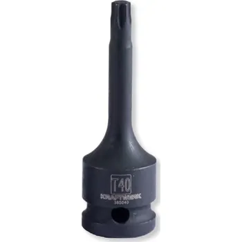 Gola hlavice KRAFTWERKTOOLS Nástavec 1/2" Torx kovaný Varianta: Nástavec 1/2" Torx T27 kovaný