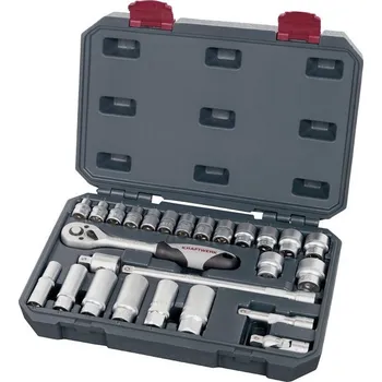 Gola sada KRAFTWERKTOOLS BEST OF KW: Souprava gola 3/8" 6-22mm s příslušenstvím Basic-Line 26ks
