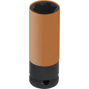 Gola hlavice KRAFTWERKTOOLS BEST OF KW: Nástavec 1/2" 17,0mm prodloužený kovaný - plast (Hyundai)