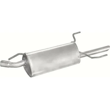 Zadní díl výfuku Výfuk POLMO - zadní tlumič - díl výfuku OPEL Vectra B 1.7 Turbo Diesel (PR 17.55 [185-413])