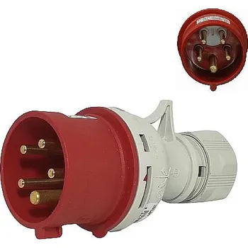 Elektrická zásuvka Průmyslová vidlice IVNO 3253 400V, IP44, 32A, 5-pól možnost otočení fází (SEZ IVNO 3253)