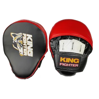 Lapa na box a MMA Boxerské lapy King Fighter červená/černá