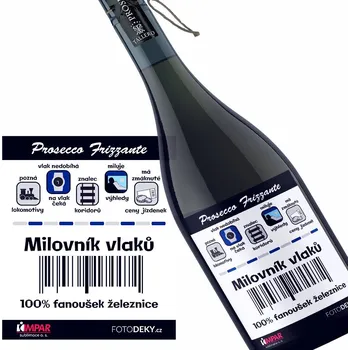 Víno Víno Milovník vlaků 100% (Druh Vína: Prosecco)