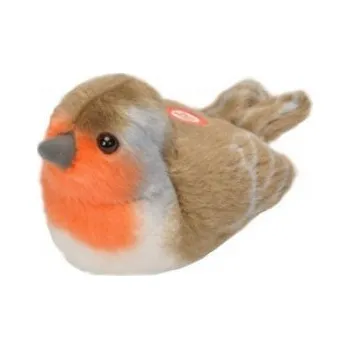 Dětské zboží Hrající plyšový ptáček - Červenka