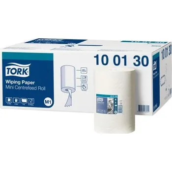Papírový ručník Tork papírová utěrka se středovým odvíjením, bílá, M1, 100130 /bal 11 ks
