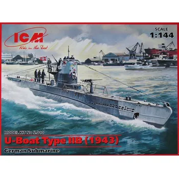 Plastikový model 1:144 U-Boat Type IIB (1943)