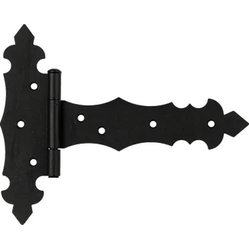 pant Závěs trojúhelníkový ozdobný 100x30x65x2,0 mm černý 89262