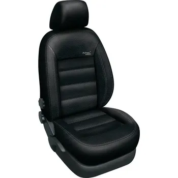 Ochranný autopotah Autopotahy VOLKSWAGEN T5, 6 míst, od r. 2003-2014, AUTHENTIC LEATHER černé